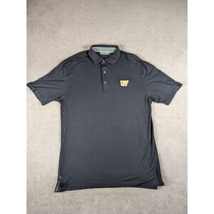 Tasc Polo Mens Performance Size M Black Unversity of Findlay LOGO